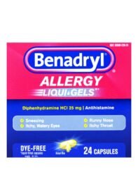 Tabletas Benadryl Alergia