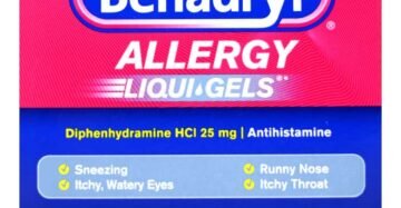 Tabletas Benadryl Alergia