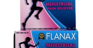 Cápsulas Flanax Menstrual Pain Reliever