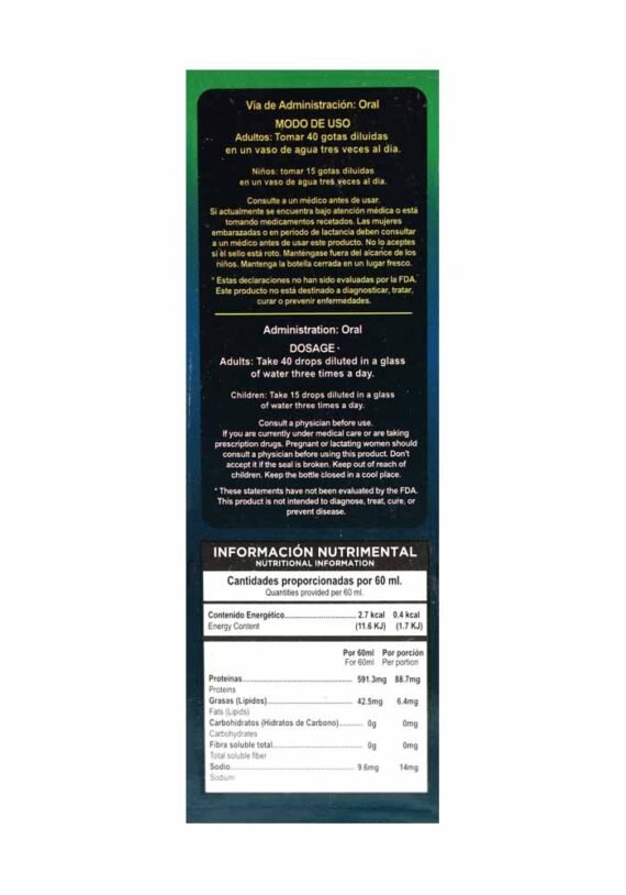 Extracto Natural de Mexico Damiana Ginseng - Image 2
