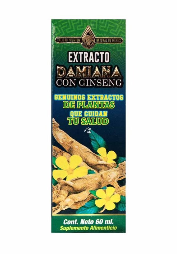 Extracto Natural de Mexico Damiana Ginseng
