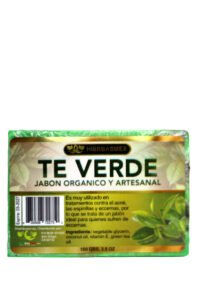 Jabon Natural de Mexico Barra Té Verde