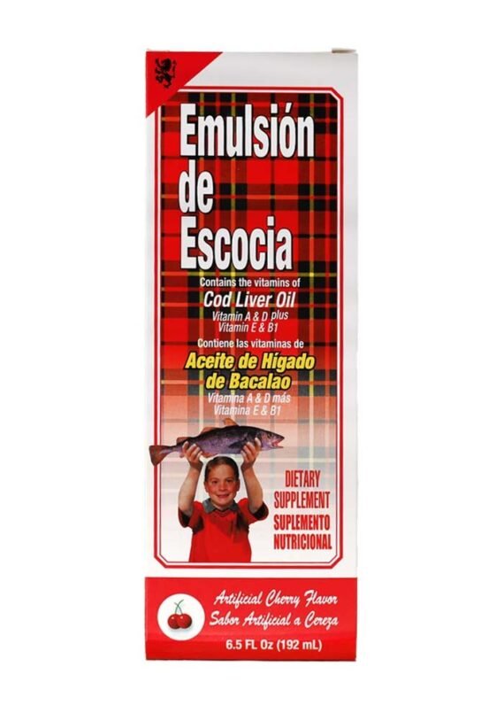 Jarabe Menper Emulsion Escocia Cereza