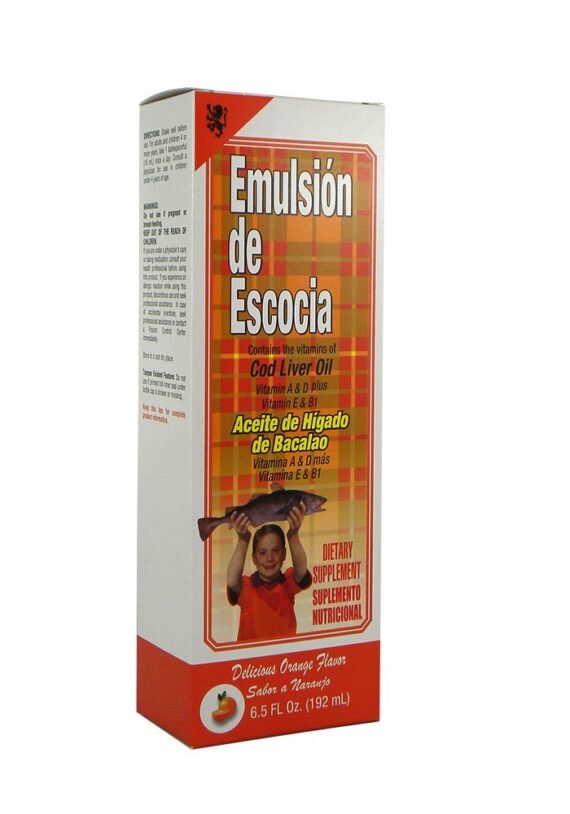 Jarabe Menper Emulsion Escocia Naranja