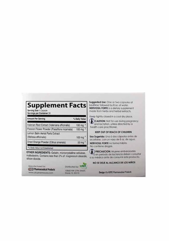 Tabletas OTC Nerviosil - Image 2