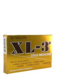 Tabletas XL 3 Antigripal Reg. USA