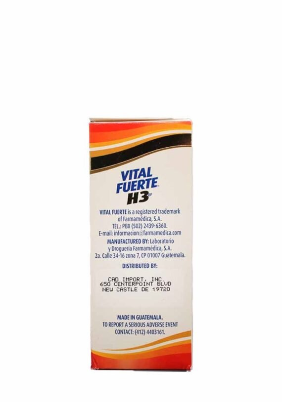 Cápsulas Vital Fuerte H3 Reg. - Image 4