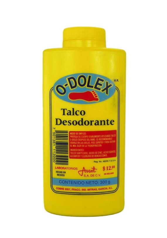Talco O Dolex Regular Desodorante