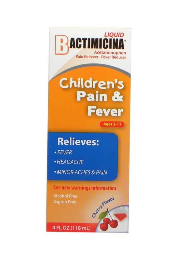 Jarabe Bactimicina Dolor Fiebr Niños