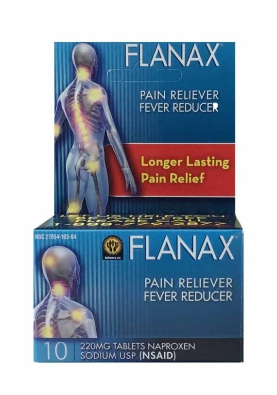 Tabletas Flanax Naproxeno 220mg