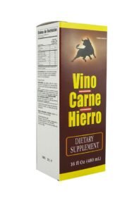 Liquido Menper Vino Carne Hierro