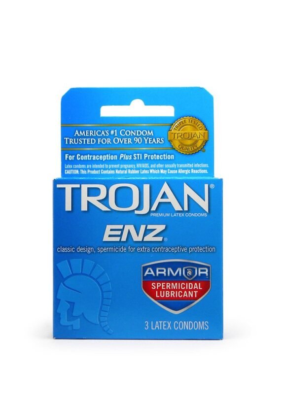 Condones Trojan ENZ - Clasico Azul