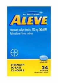 Tabletas Aleve Naproxeno Dolor Fiebre