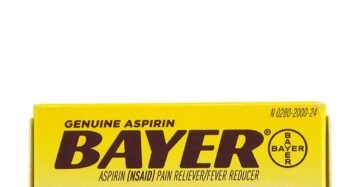 Tabletas Bayer Aspirina Dolor Fiebre