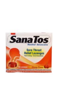 Pastillas SanaTos Sore Throat CHERRY