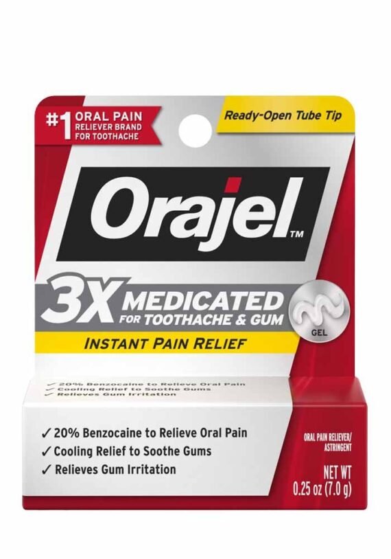 Gel Orajel 3X Dolor de Muelas