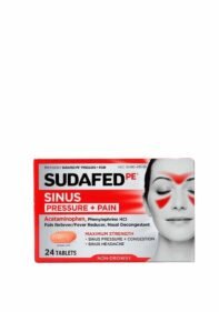 Tabletas Sudafed PE Dolor por presión sinusal