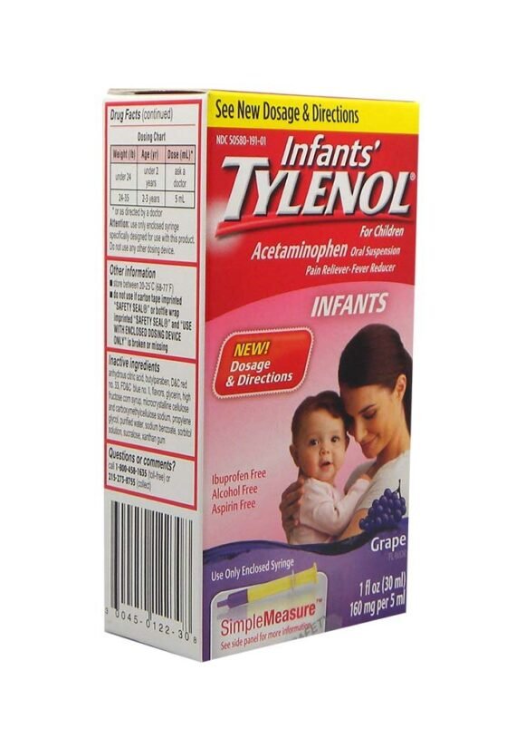 Gotas Tylenol Infante Dolor Fiebre Gotas Uvas