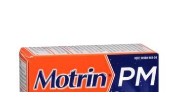 Cápsulas Motrin PM Analgésico Nocturno