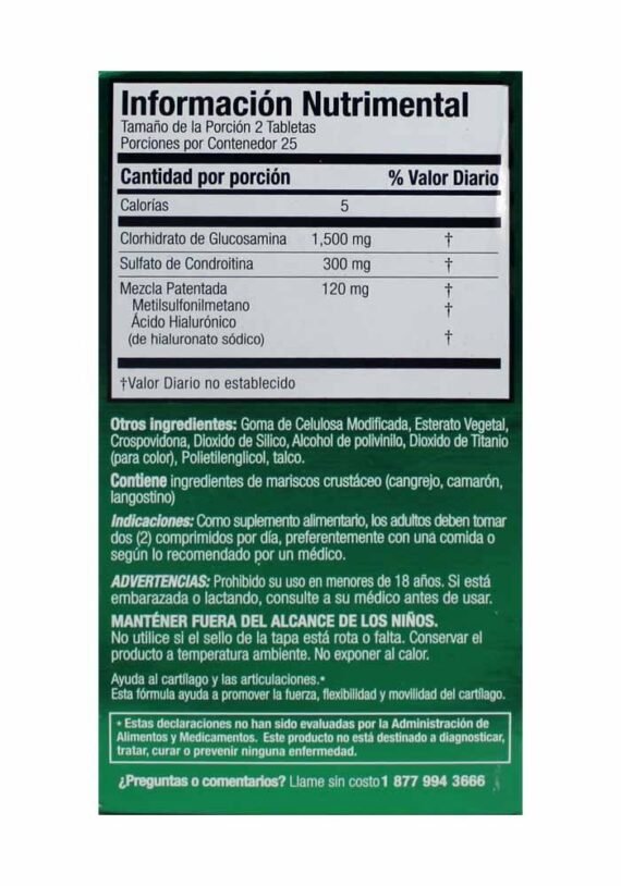 Tabletas X RayDol Glucosamina Condroitina - Image 2