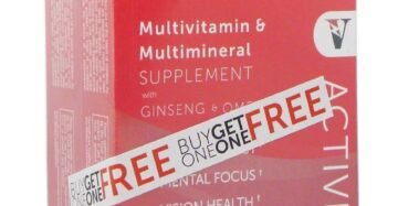 Cápsulas Vivioptal ACTIVE Vit Min Ginseng Omega3