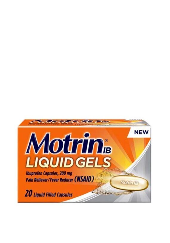 Cápsulas Motrin LIQUID GELS Pain Alivio