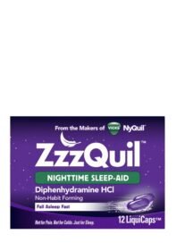 Cápsulas ZZZQuil Nightime Sleep Aid