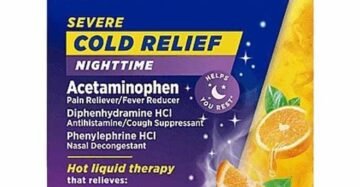 Polvo TheraFlu Severe Cold Multi Sintoma Noche Citrus Té Verde