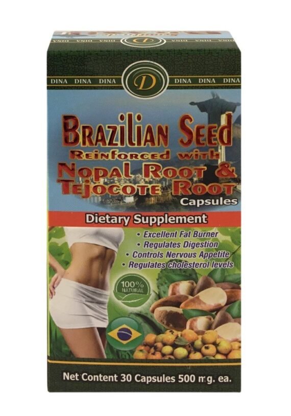 Cápsulas Dina Semilla Brasil Nopal Tejocote