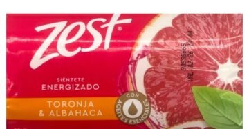 Jabon Zest TORONJA Albahaca