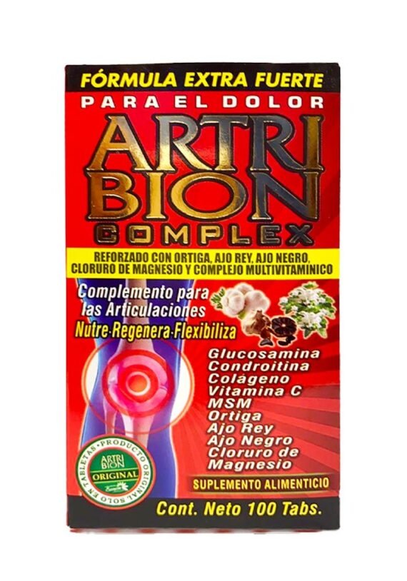Tabletas LVN Artribion Complex Extra Fuerte NATURAL