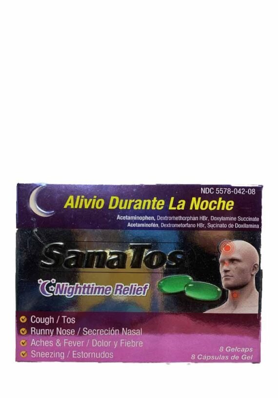 Cápsulas SanaTos Multi Sintomas NOCHE