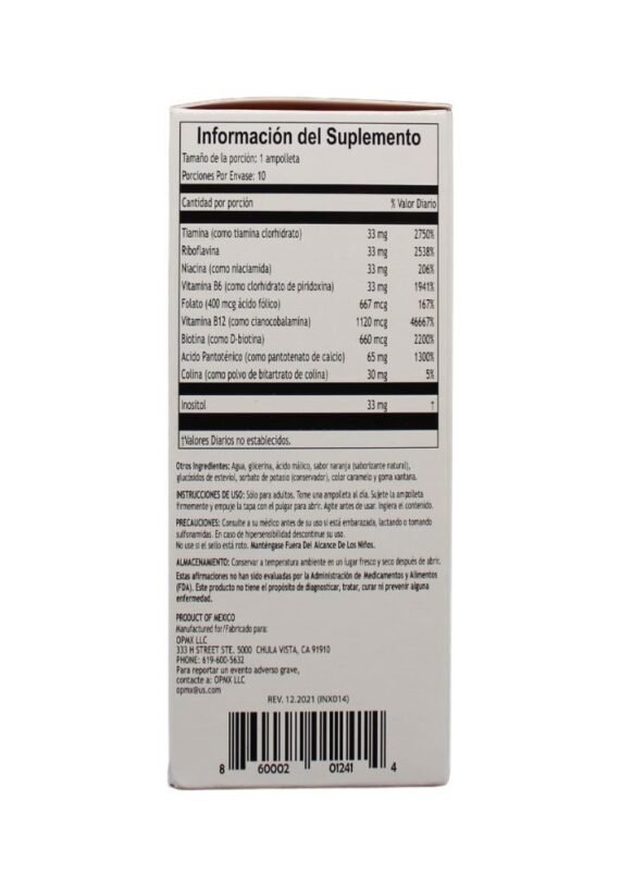 Ampoll OPMX Bedoce Multi-Vit Estress - Image 3