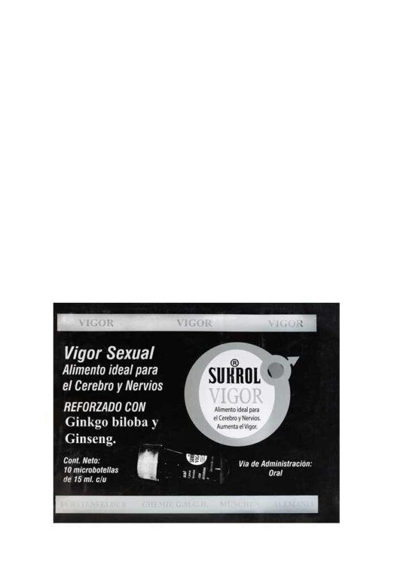 Vial GV Sukrol Vigor Vital Fuerte