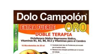 Vial Drolifer Dolo Campolon ORO Diclofenaco Naproxeno