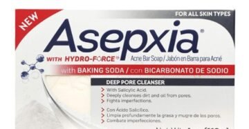 Jabón Asepxia Limpiador Bicarbonato – Piel Limpia y Libre de Impurezas