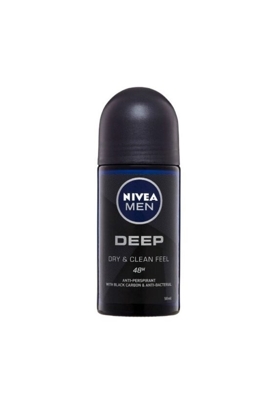 Desodorante Nivea Hombre Roll On Deep Black Charcoal