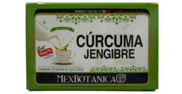 Té MexBotanica Curcuma Jengibre