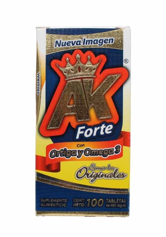 Tabletas PMM Artri King AK Forte Ortiga Omega3 Reg