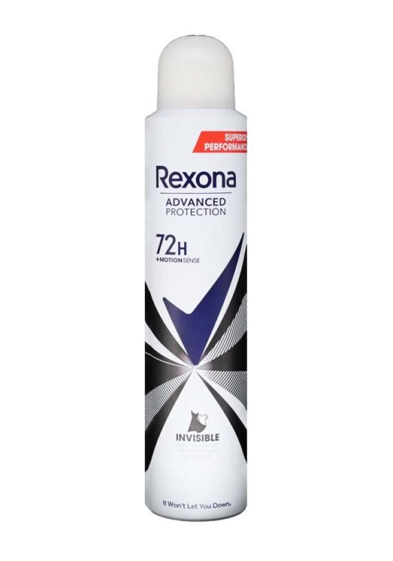 Desodorante Rexona Woman Aerosol Invisible Black White