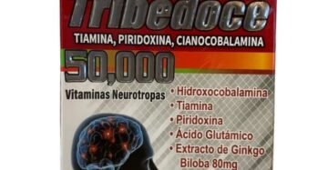 Tabletas LFDS Tribedoce 50,000 Vitamin Neurotropas ROJO