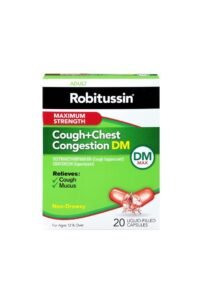 Cápsulas Robitussin DM Cough Pecho Desconjestion