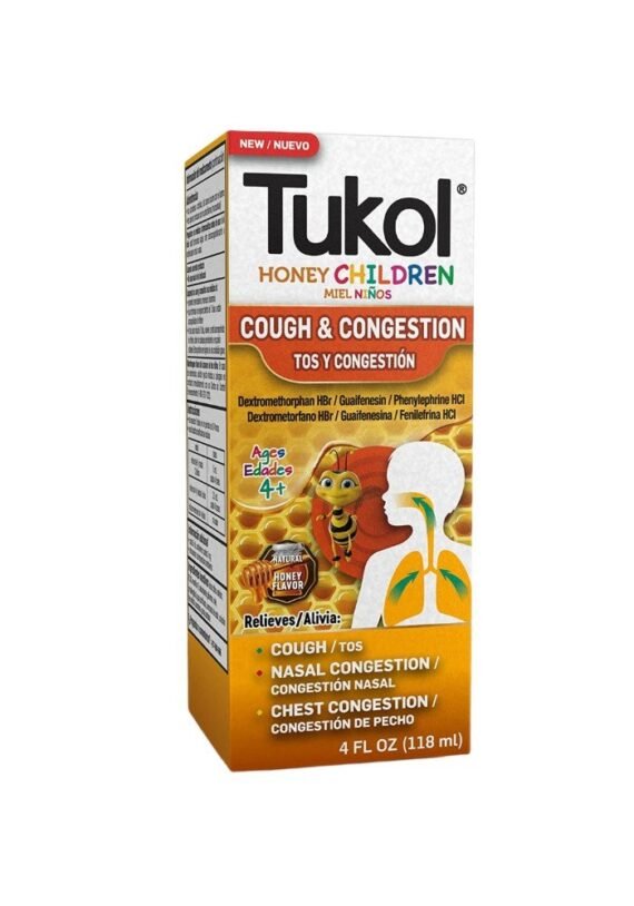 Jarabe Tukol Niños Miel Tos Congestión