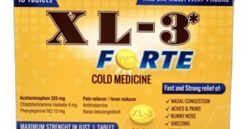 Tabletas XL-3 Forte Medicina para el resfriado