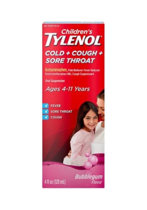 Liquido Tylenol Tos para Niños Garganta