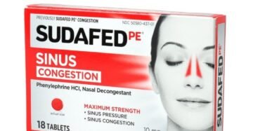 Tabletas Sudafed PE Congestión Sinusal