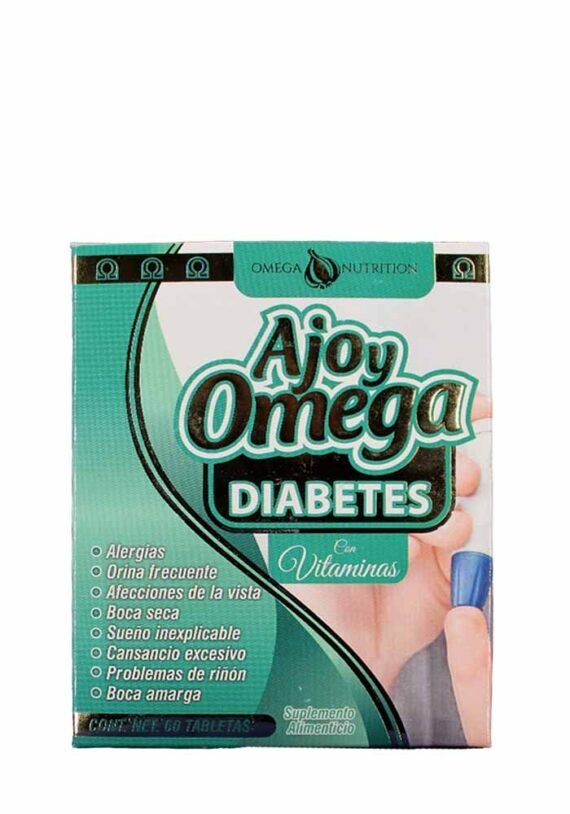 Tabletas ON Ajo Omega DiabeTes