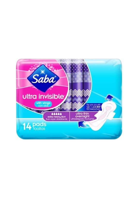 Toallas Saba Ultra Invisible Ultradelgada Nocturna