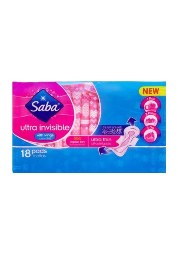 Toallas Saba Ultra Invisible Ultradelgada Flujo Reg