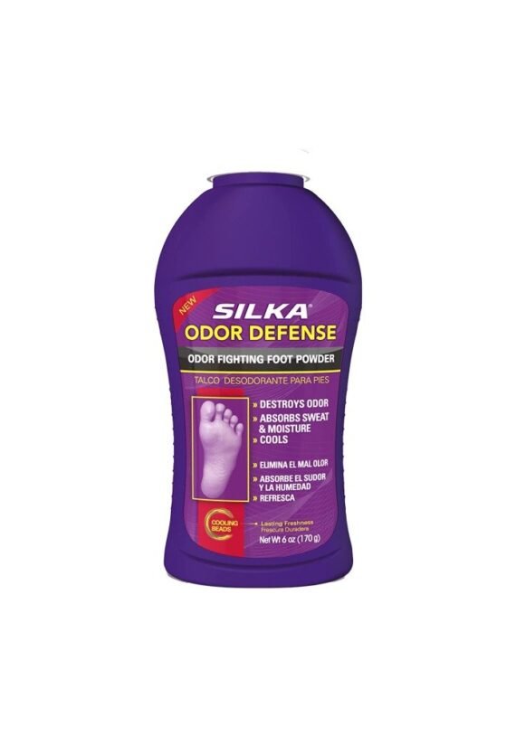 Talco Silka Odor Defense Desodorante Pies